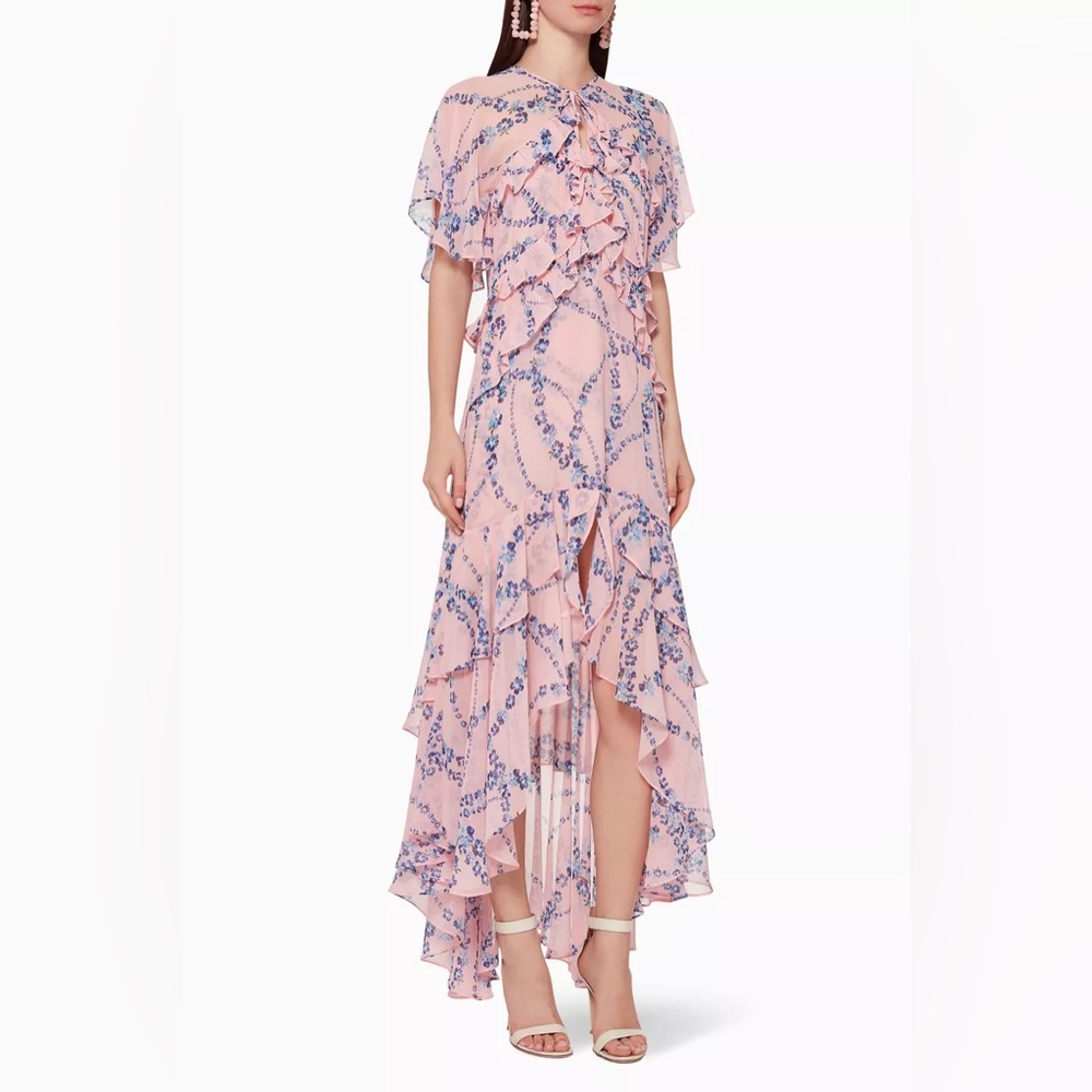 NWT MISA Los Angeles Katarina Dress in Intertwined Pink Floral